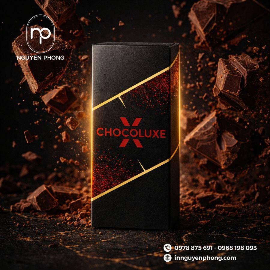 In hộp giấy đựng socola chất lượng tại TPHCM